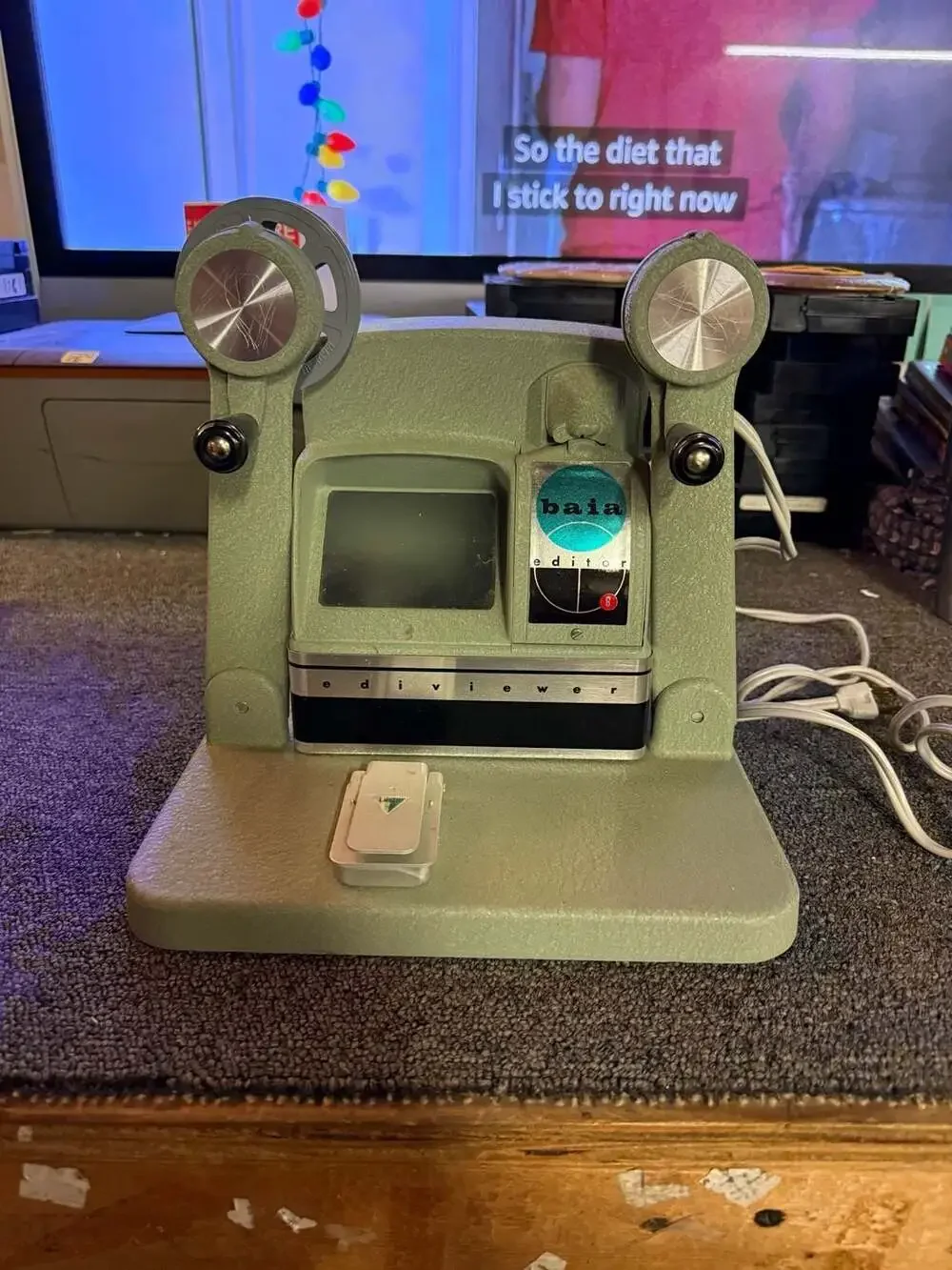 Vintage Baia Ediviewer 8mm Movie Editor with Film Cutter